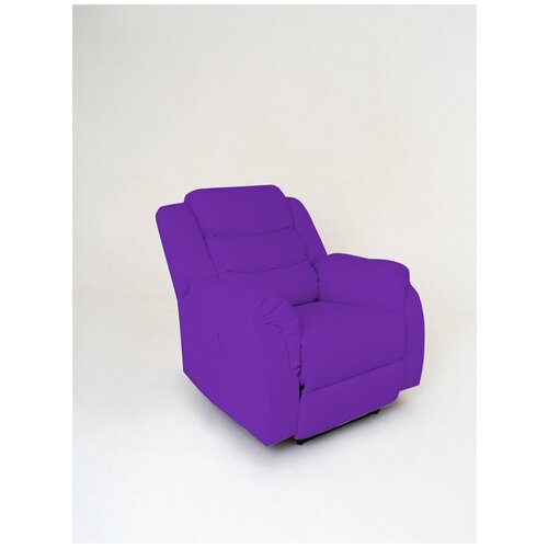 Кресло реклайнер с электроприводом, Masscomplekt, фиолетовый