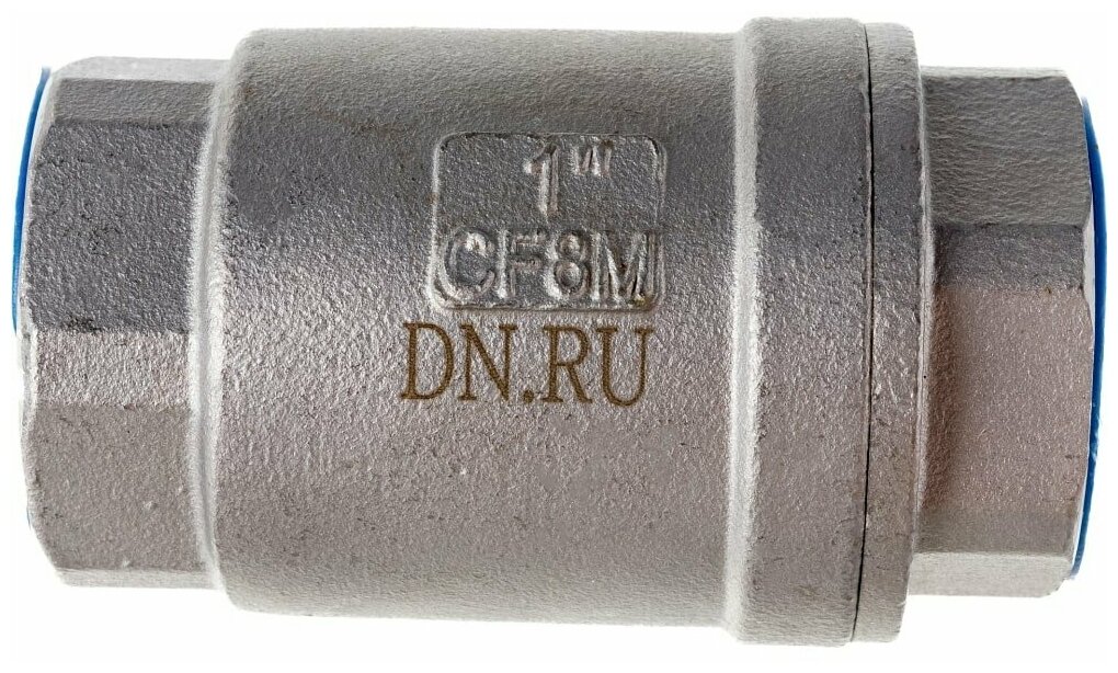 Клапан обратный пружинный DN. ru LSCV Ду25 Ру16 нержавеющий муфтовый - фотография № 3