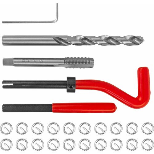 TRIS9125 Набор для восстановления резьбы M9x1.25, 25 предметов пристрой угловой остин м9