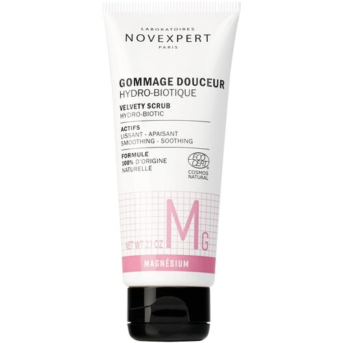 Ультрамягкий скраб для лица с магнием для чувствительной кожи Novexpert Velvety Scrub Hydro-Biotic 60 млгр 3304₽
