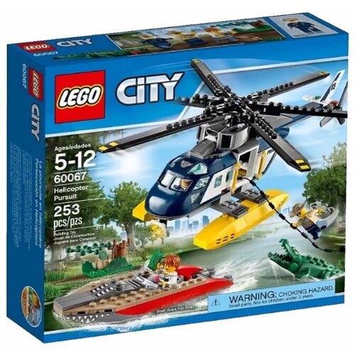 LEGO City 60067 Погоня на полицейском вертолете, 253 дет.