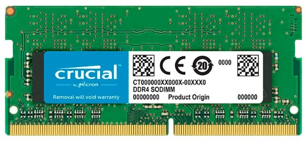 Crucial DDR4 SODIMM 4GB CT4G4SFS6266 PC4-21300, 2666MHz