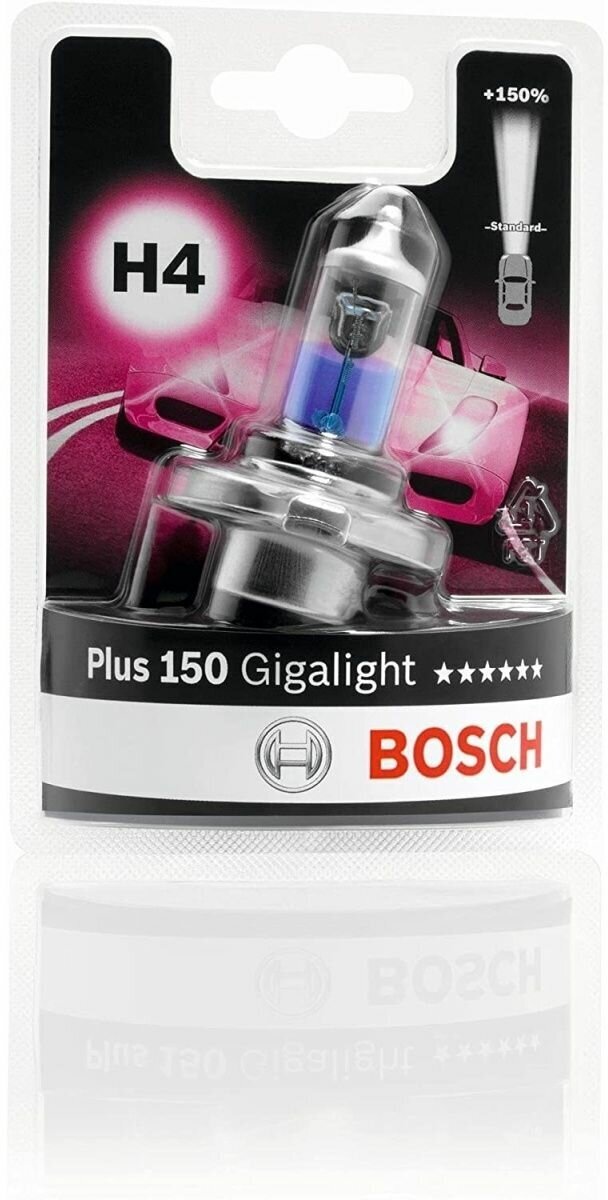 Лампа Bosch H4 12v 60/55w Giga Light +150 1 987 301 136 Bosch 1 987 301 136 Bosch арт. 1 987 301 136