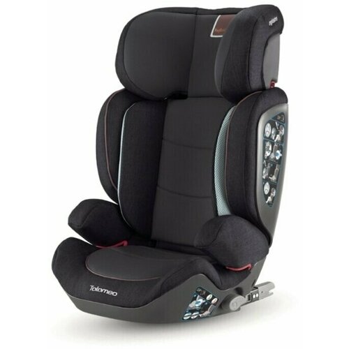 Автокресло группа 2/3 (15-36 кг) Inglesina Tolomeo iFix, black автокресло детское happy baby с креплением isofix nexter группы 2 3 15 36 кг рост 100 150 см темно зеленое