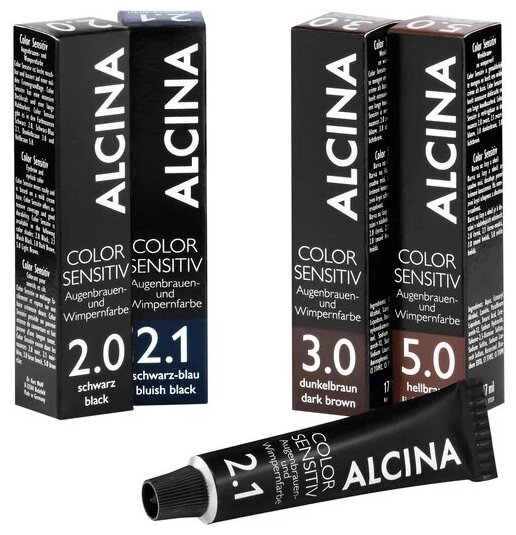 ALCINA Краска для бровей и ресниц оттенок 4.8 (графит)