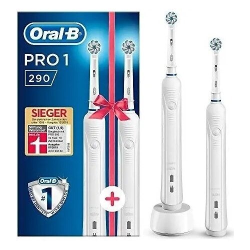  вибрационная зубная щетка Oral-B Pro 1 290, белый