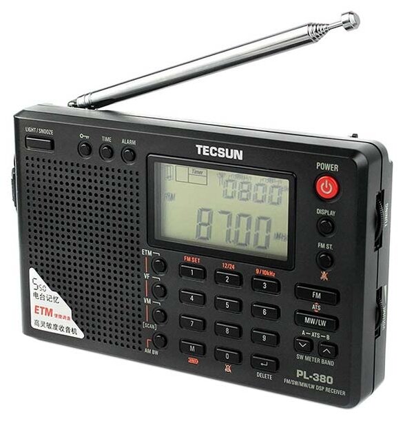 Радиоприемник Tecsun PL-380 Black