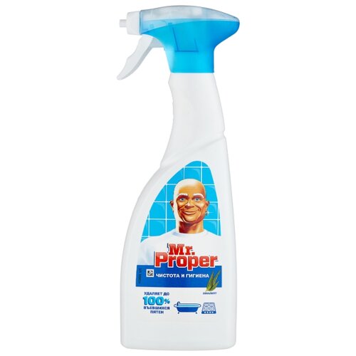фото Спрей с отбеливателем чистота и mr. proper