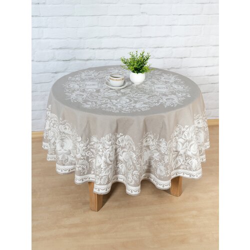 Скатерть на круглый стол Яковлевский жаккард 