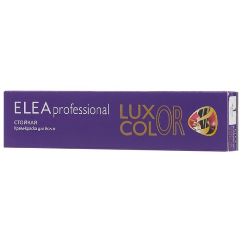 фото Elea Professional Luxor Color стойкая крем-краска для волос, 60 мл, 1 черный