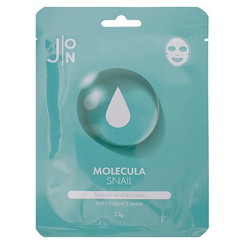 фото J:on тканевая маска molecula snail daily essence с муцином слизи улитки, 23 г