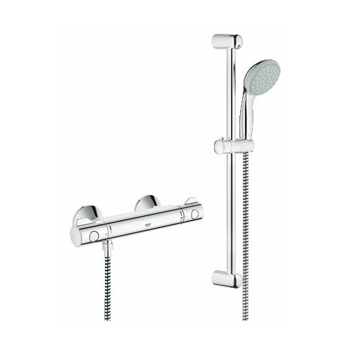 Grohe Grohtherm 800 34565000, хром хром душевой гарнитур grohe new tempesta 28593002