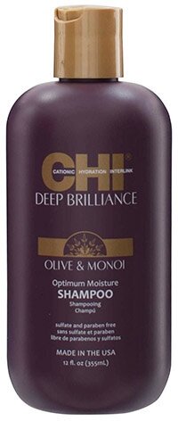 Шампунь увлажняющий Chi Deep Brilliance Optimum Moisture Shampoo 355 мл CHIDBOS12