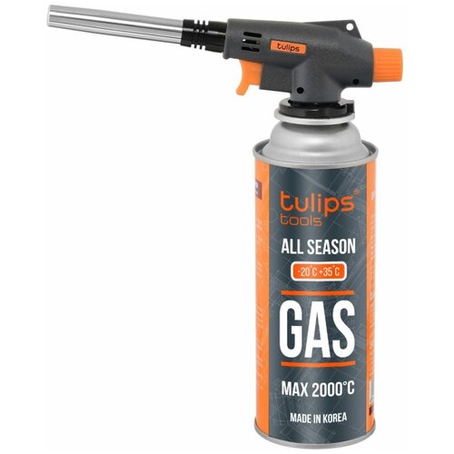 Паяльная газовая горелка для цанг баллона Tulips Tools IG13-055 3591₽