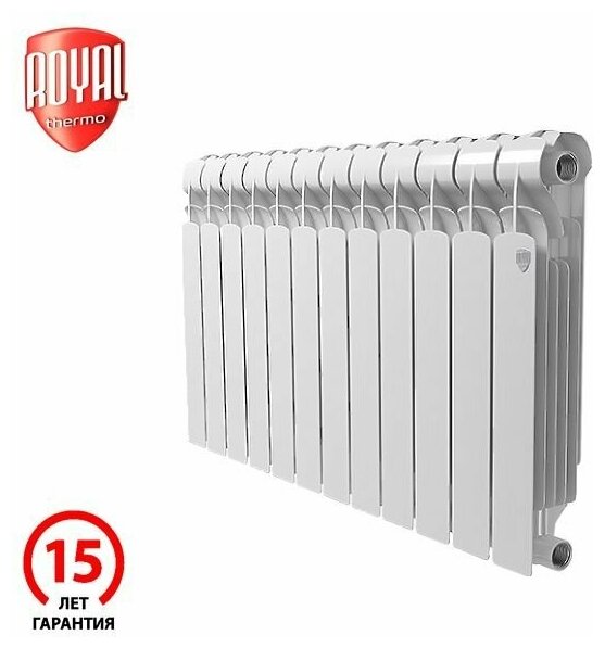 Радиатор секционный биметаллический Royal Thermo Indigo Super+ 500 - 12 секц.