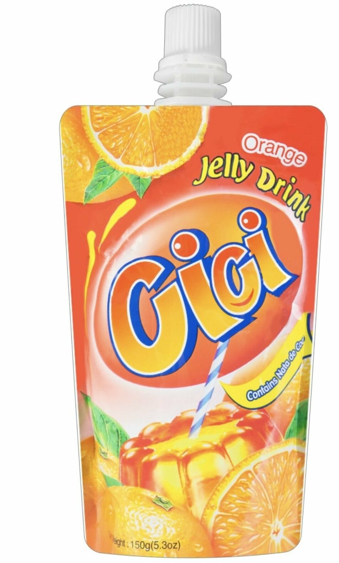 Желейный напиток Cici со вкусом апельсина - фотография № 1