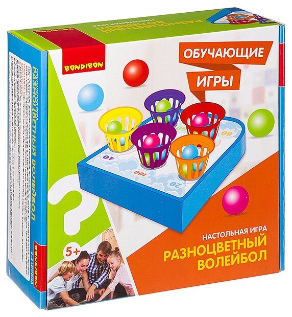 Настольная игра Bondibon «разноцветный волейбол»