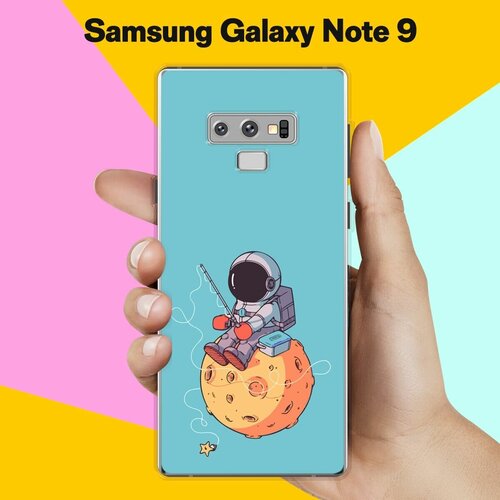 силиконовый чехол на samsung galaxy note 9 самсунг ноут 9 с принтом стеклянная абстракция Силиконовый чехол на Samsung Galaxy Note 9 Рыбалка / для Самсунг Галакси Ноут 9