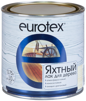 Яхтный лак EUROTEX (глянцевый / 0.75л.)