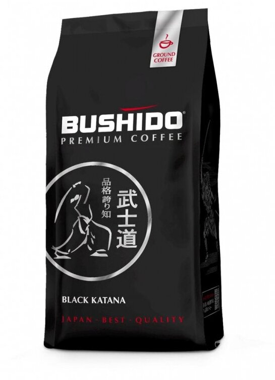 Кофе молотый Bushido Black Katana 227г Ucc Coffee Benelux B.V. - фото №1