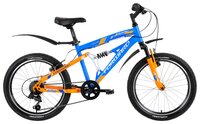Подростковый горный (MTB) велосипед FORWARD Benfica 20 (2018) синий/желтый 14
