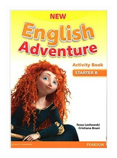 Tessa Lochowski, Christiana Bruni "New English Adventure Starter B Activity Book and Songs CD" мелованная - фото №1