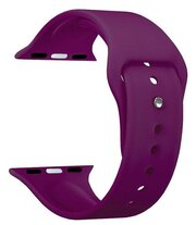 Ремешок для Apple Watch 42/44mm Deppa Band Silicone Burgundy