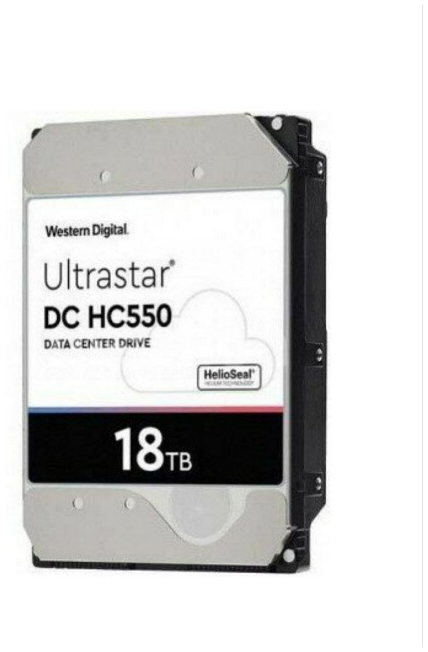 Жесткий диск 3.5" 18 Tb 7200 rpmrpm 512 MbMb cache Western Digital Ultrastar DC HC550 SATA III 6 Gb/s 0F38459 WUH721818ALE6L4