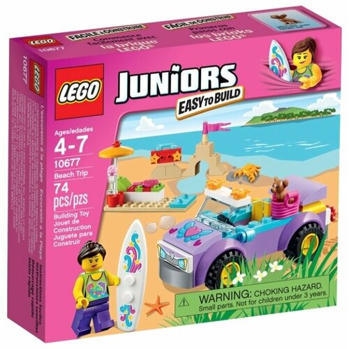 Конструктор LEGO Juniors 10677 Поездка на пляж, 74 дет.