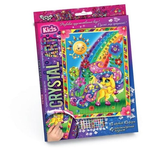 фото Набор креативного творчества "crystal art. пони и радуга" danko toys