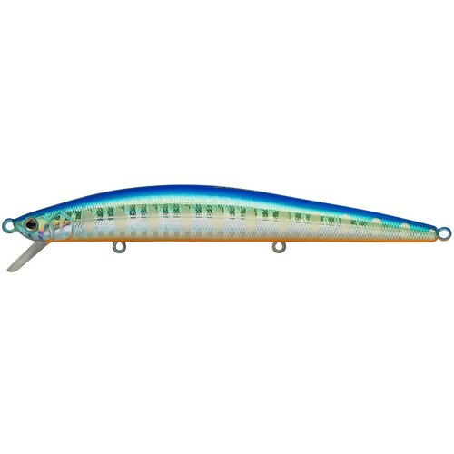 Воблер Минноу Strike Pro Slingshot Minnow 120F, цвет: A150-713 UV Blue Silver OB, (EG-145F#A150-713) воблер минноу strike pro chip minnow 45 s цвет a150 713 uv blue silver ob js 406 a150 713