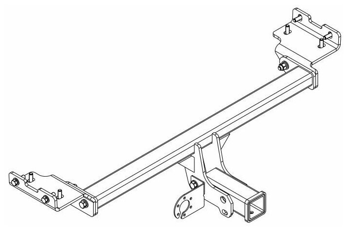 Фаркоп на hyundai ix35 2010-2015, kia sportage 2010-2015 без снятия и подрезки бампера. тип шара: e, AVTOS HY22B (1 шт.)