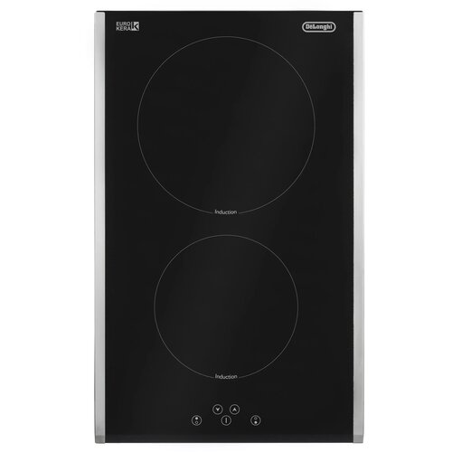 Индукционная варочная панель DeLonghi PIND-30 с рамкой цвет панели черный цвет рамки серебристый 3199000₽