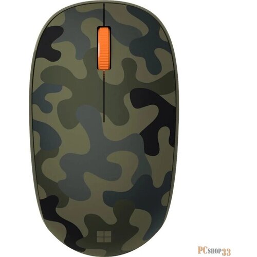 Мышь Microsoft Bluetooth Mouse Green Camo, оптическая, беспроводная, зеленый [8kx-00029] мышь microsoft bluetooth mouse blue camo синий оптическая 4000dpi беспроводная bt