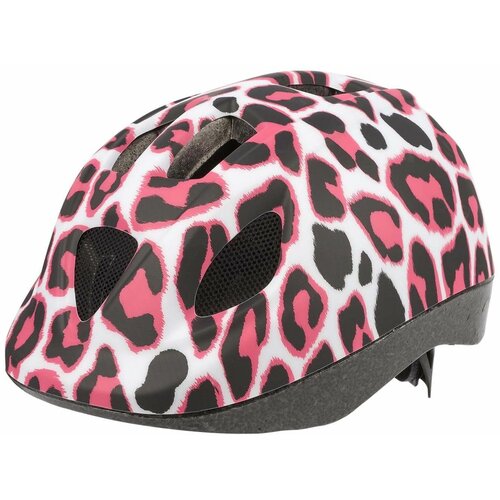Шлем велосипедный детский Polisport Kids, размер 46-53 см, цвет Pinky Cheetah