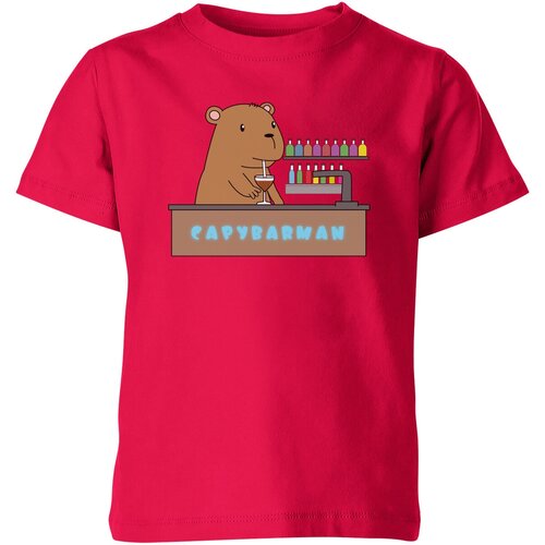 Футболка Us Basic, размер 14, розовый детская футболка капибара capybara капибармен 152 красный