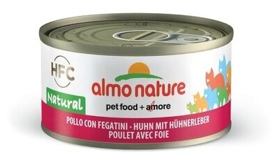 ALMO NATURE Legend HFC Adult Cat Chicken&Liver Консервы для кошек с Курицей и Печенью 70 г