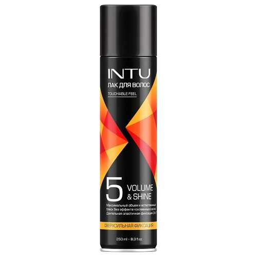 INTU Лак для волос Volume Shine, сверхсильная фиксация, 250 мл