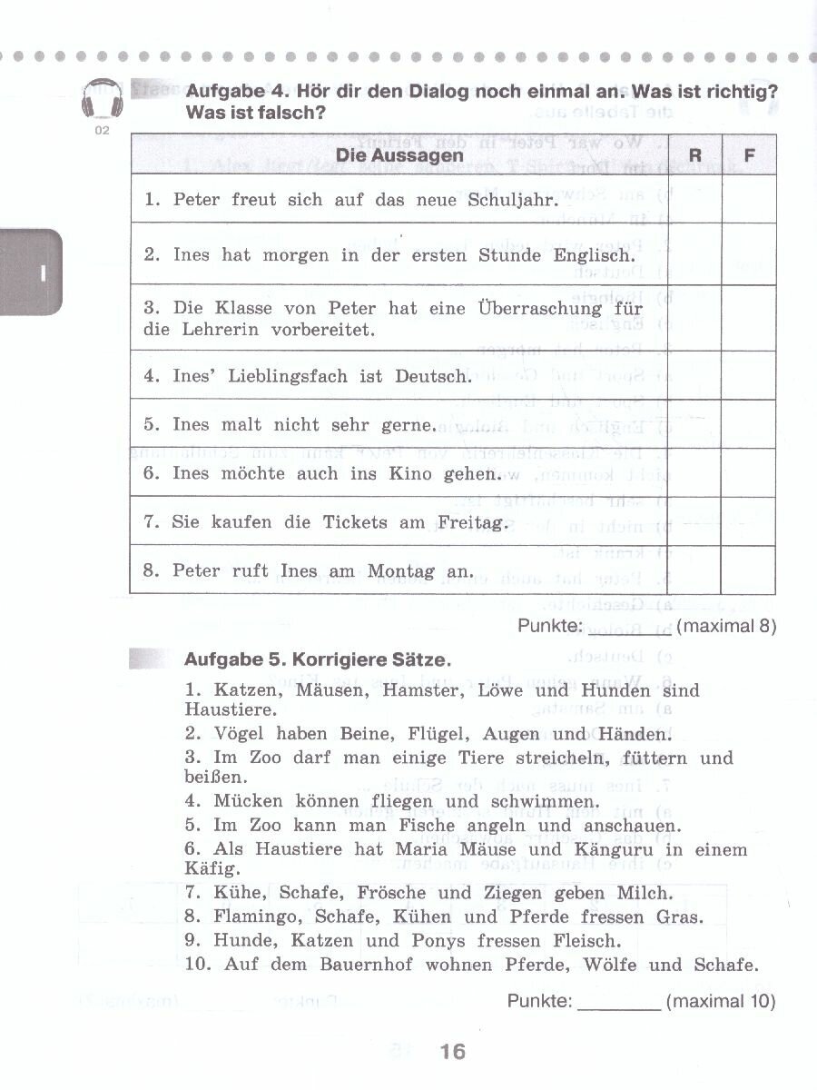 Немецкий язык. 6 класс. Контрольные задания - фото №2