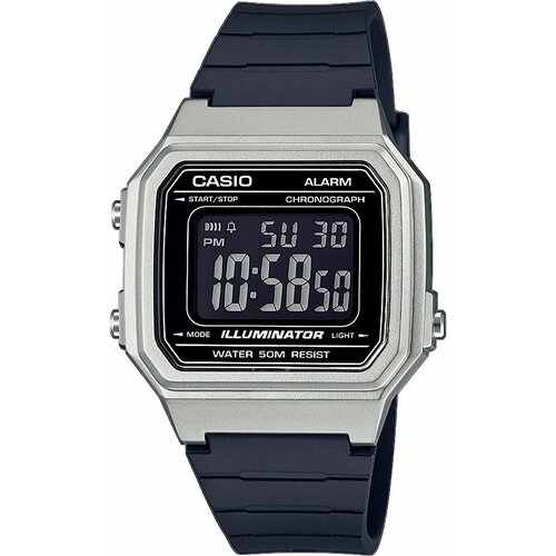 фото Наручные часы casio наручные часы casio w-217hm-7b, черный, серебряный