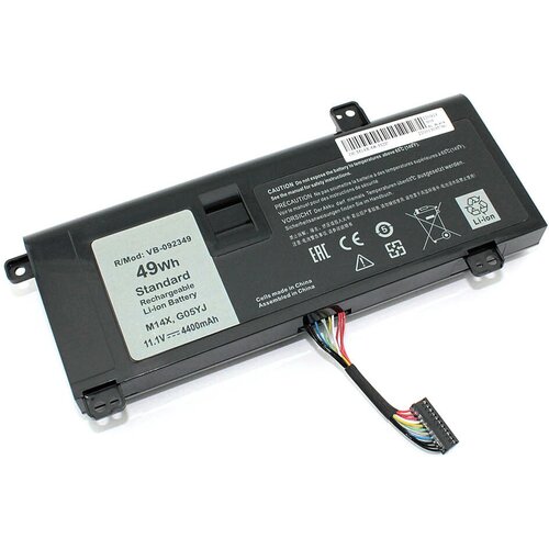 Аккумулятор для Dell Alienware M14X R3 (G05YJ) 11.1V 4400mAh аккумулятор g05yj для dell alienware 14 a14 m14x r1 m14x r3 m14x r4 14d 1528 p39g alw14d go5yj y3pn0