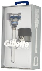 Набор Gillette подарочный подставка, бритвенный станок Skinguard