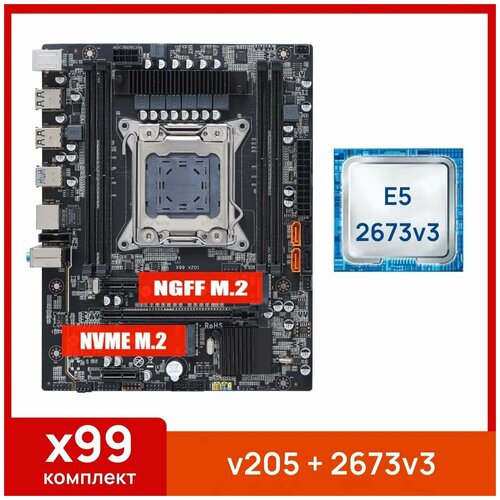 Комплект Atermiter x99 v205 Xeon E5 2673v3 711600₽