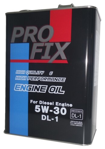 Profix "Dl1-5w30c Масло Моторное Dl1, Synthetic Oil 4l Для Дизельных Двигателей***Ш"