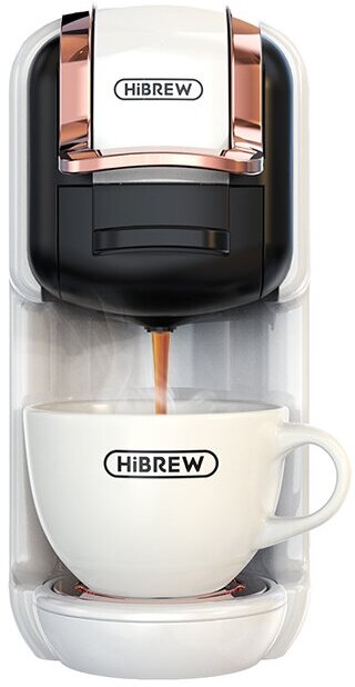Кофемашина HiBREW H2B белая(ЕАС-сертификат) для нескольких видов капсул и капсул для кофе Dolce Gusto, с режимами горячего и холодного кофе