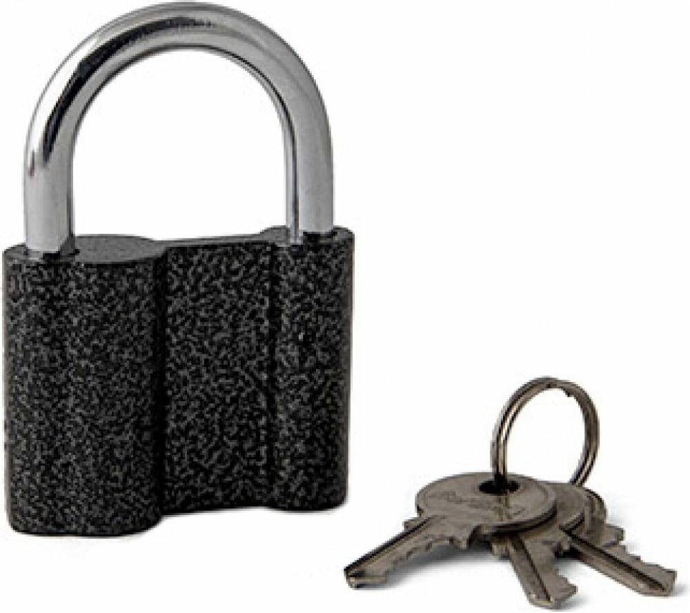 фото Замок навесной Avers, PD-22-60, блистер, цилиндровый, 3 ключа