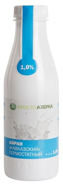 Просто Азбука Айран Кавказский термостатный 1% 0.5 л