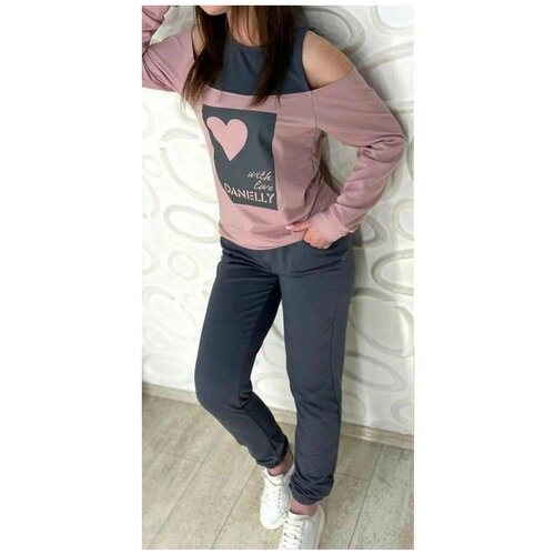 Костюм , размер 52, серый