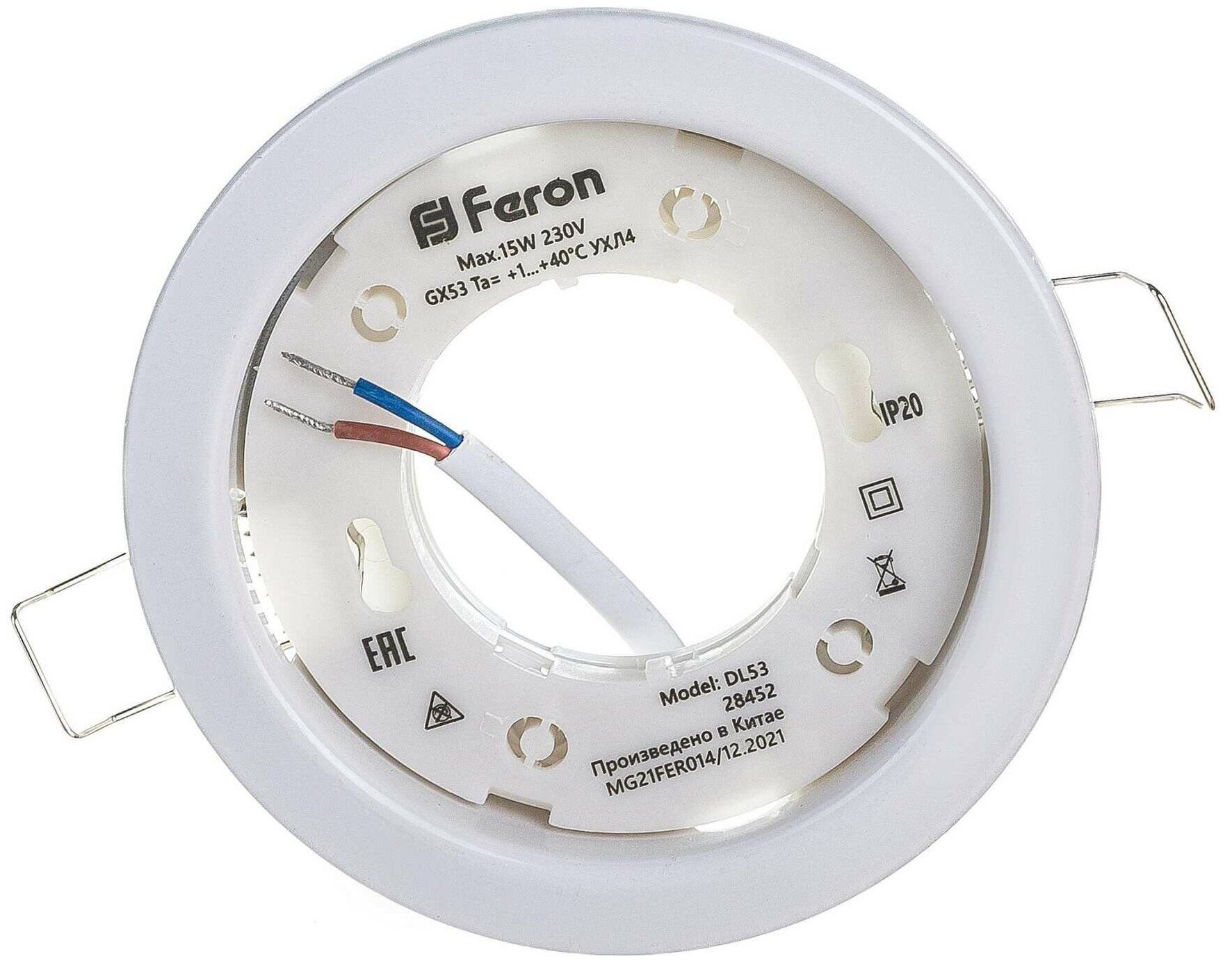 Feron DL53 Светильник, 11W 230V GX53, без лампы, 28452 1 шт. - фотография № 4