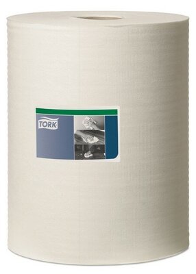 Нетканый материал Tork Premium суперпрочный в рулоне 160 листов, белый